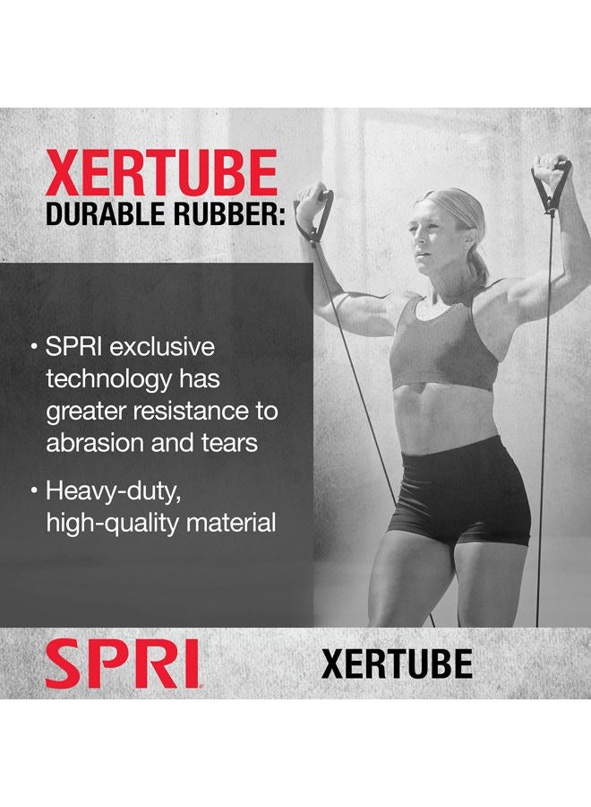 SPRI Xertube Resistance Bands with Handles – All Exercise Cords Sold Separately with Home Gym Workout Fitness Door Anchor Attachment Option - Image 4