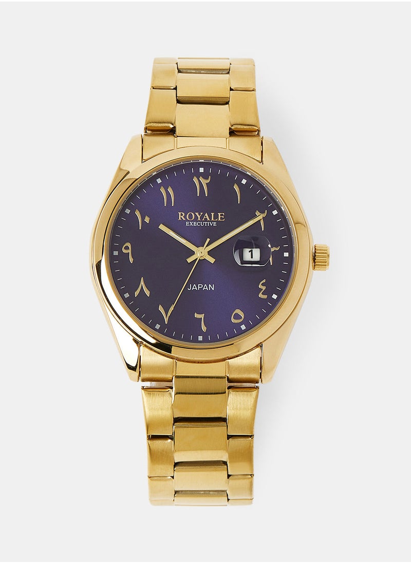 Mega Round Shape Analog Wrist Watch RE229/3 - 40mm - Gold - pzsku/ZAA3CED709AFF2D280475Z/45/_/1664371093/69ab7702-25fc-4278-af84-18cffcd532fe