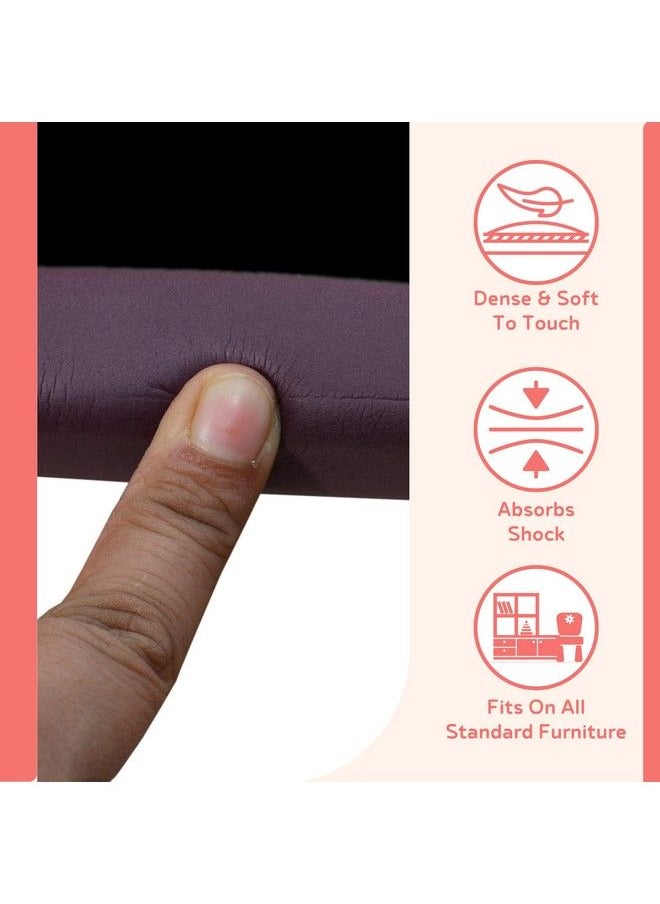 Child Proofing Pre Taped Edge Guard Strip (13Ftpack Of 2) For Sharp Edges Of Furniture & Corners (Brown Color)