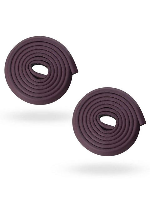 Child Proofing Pre Taped Edge Guard Strip (13Ftpack Of 2) For Sharp Edges Of Furniture & Corners (Brown Color)