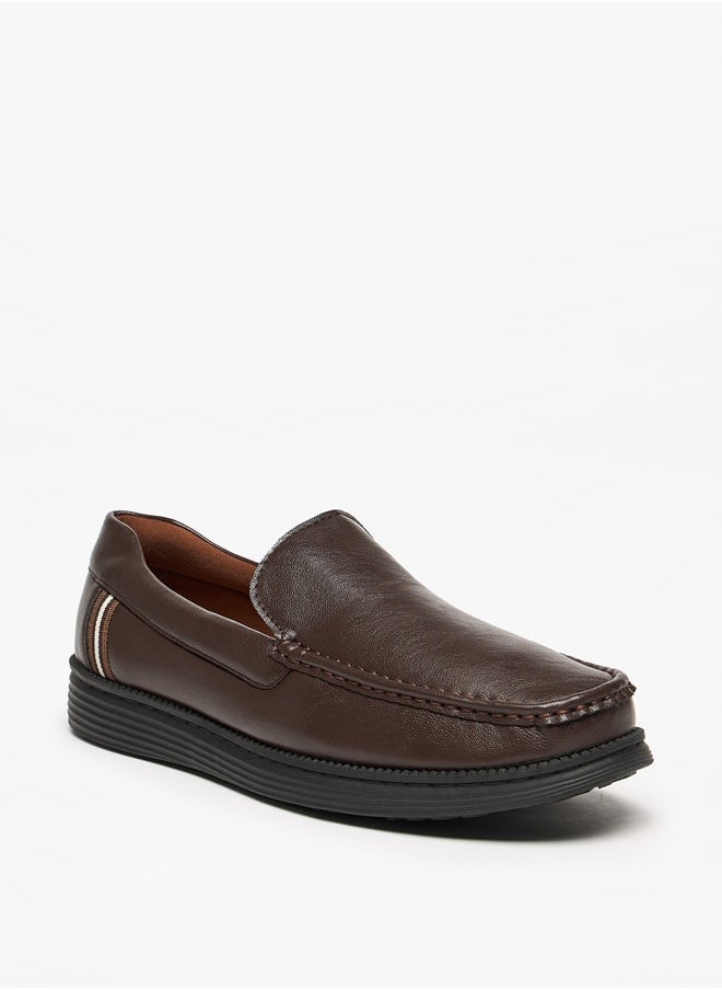 LBL by Shoexpress - Solid Slip-On Loafers - Image 1