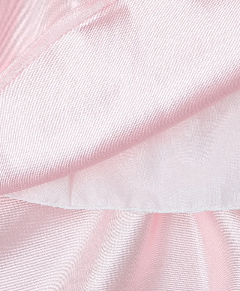 Mark & Mia Mark & Mia Solid Dress with Bow - Light Pink
