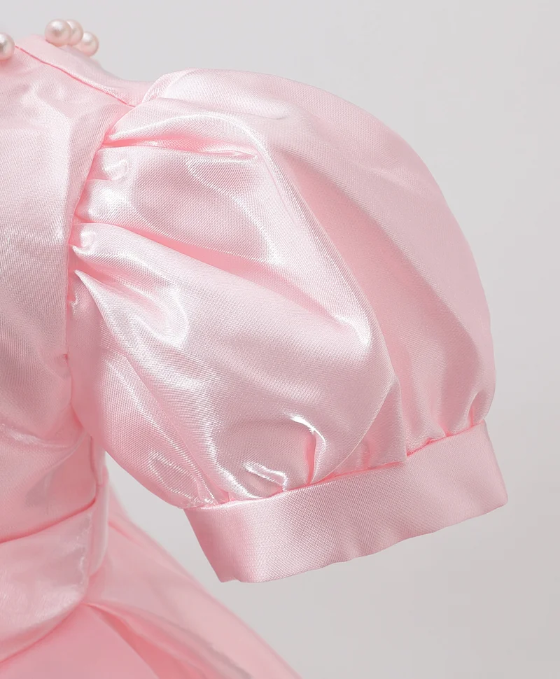 Mark & Mia Mark & Mia Solid Dress with Bow - Light Pink