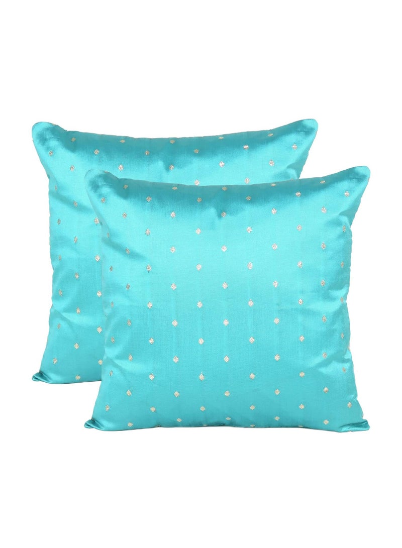 ريارا غطاء وسادة مقاس 50 × 50 سم للديكور الداخلي للمنزل وغرفة النوم وغرفة المعيشة والحديقة والمكتب والأريكة والأريكة الخارجية والمزرعة، مجموعة من قطعتين  - Image 1