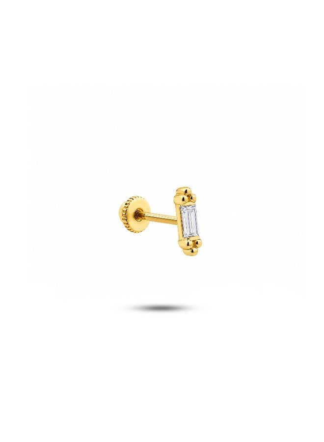 Ruby Art Gold 18K Pure Gold Piercing for women – Hypoallergenic & Premium Shine - 0.56 Gram - Image 3