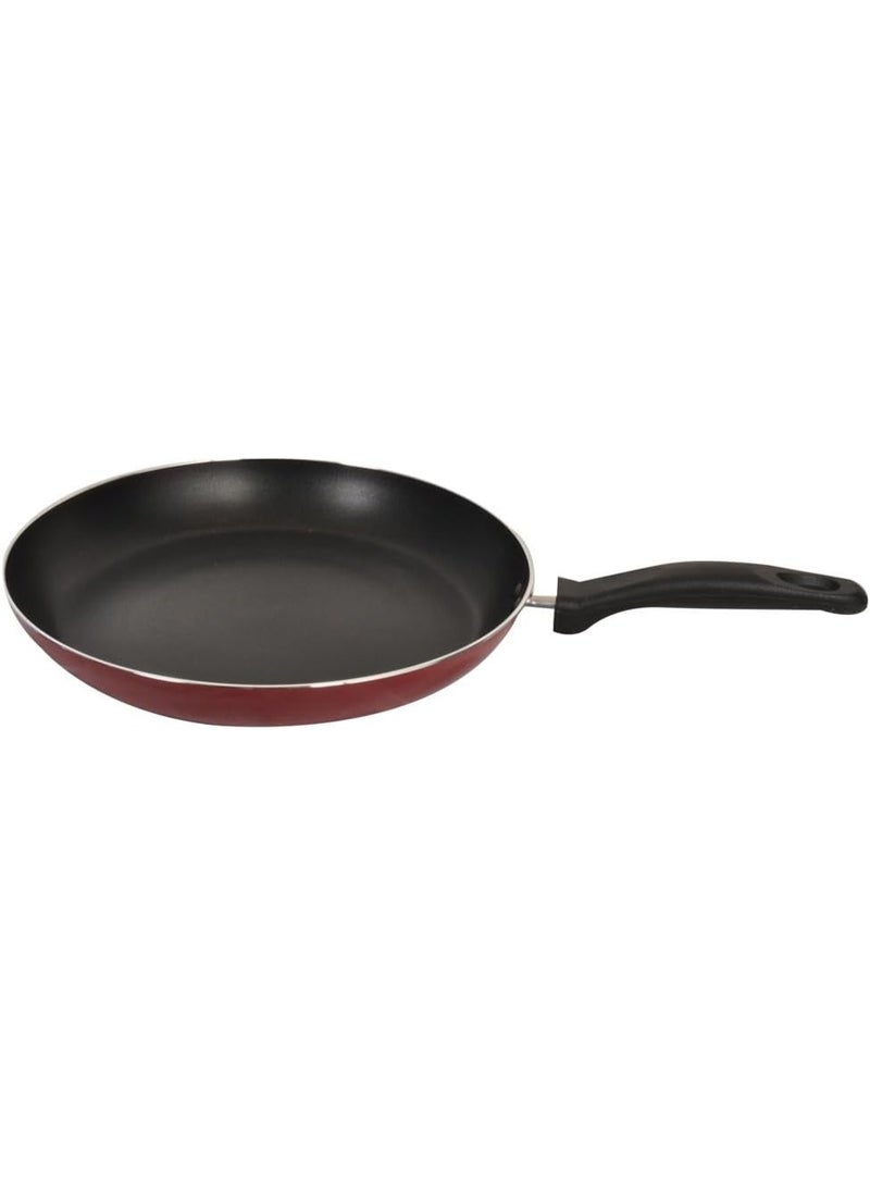 EASY COOK Non-Stick Frypan With Induction Base | Scratch-Resistant Cooking Pan 24Cm Red - Image 1
