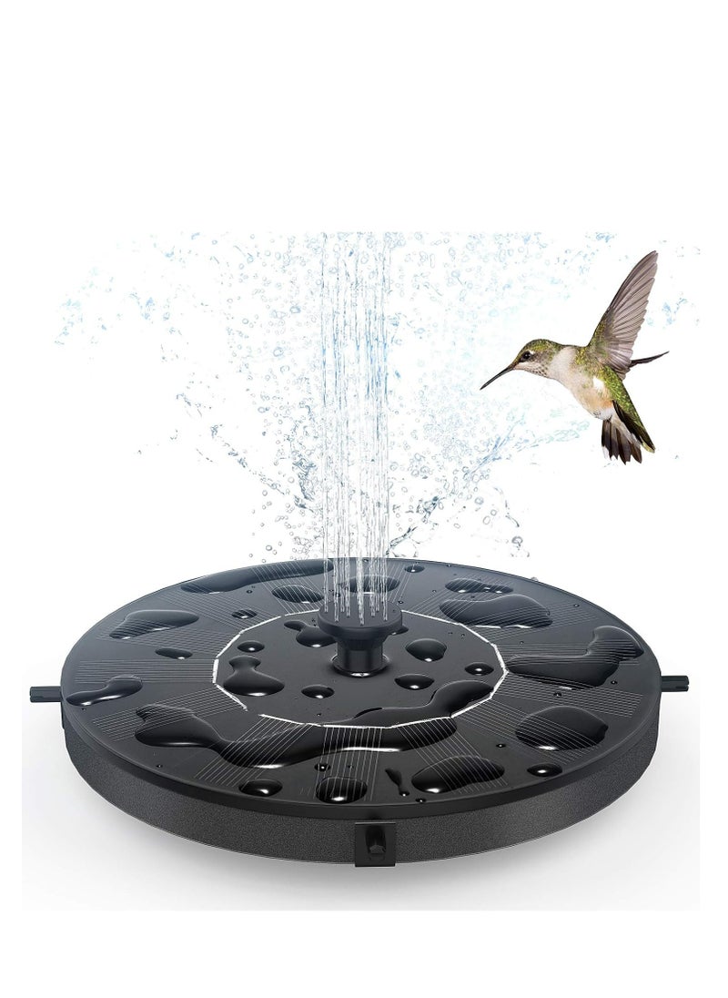 Oasisgalore Solar Fountain, Floating Solar Powered Water Fountain Pump for Garden, Pond, Pool (1.4W)  - Image 1