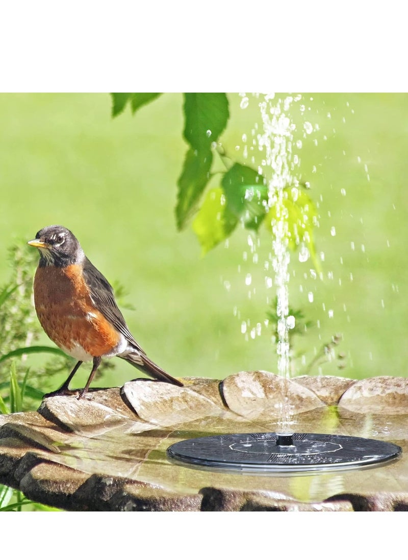 Oasisgalore - Solar Fountain, Floating Solar Powered Water Fountain Pump for Garden, Pond, Pool (1.4W) - Image 1