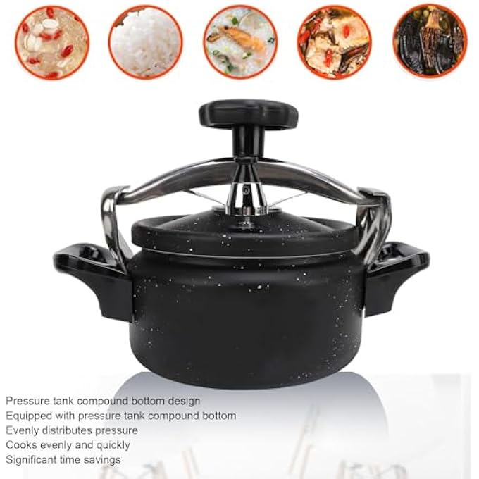 Jiawu Pressure Cooker 15L  2L  3L Aluminum Alloy Pressure Canner Explosion Proof With Easy Lock Lid Compatible With Gas  Induction Cooker Fast Cooking Cookware 3L - Image 3