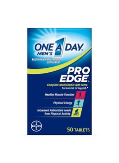 ONE A DAY One A Day Men's Pro Edge Multivitamin, Supplement with Vitamin A,C,D, E and Zinc for Immune Health Support and Magnesium for Healthy Muscle Function, 50 Count  - Image 1