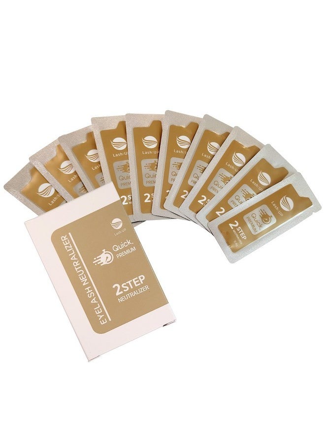 Amber Lash Lash Up Quick Premium Eyebrows Lift Lifting Kit Individual Steps 10 packets of 0.8g/0.03oz (Quick Premium STEP 2)  - Image 2
