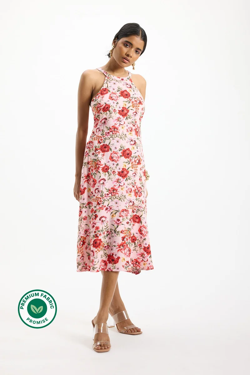 فيرجيو Floral Halter Dress