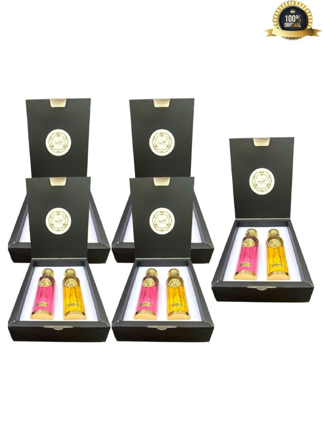 فضة  5 قطع طقم عطر من فضه قطعتين 200مل - Image 1