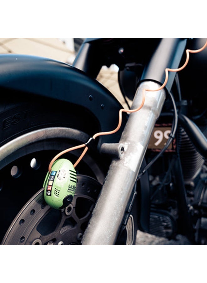 Ulac Lock AIR ALARM 120dB Alarm Disc Lock / GREEN - Image 2