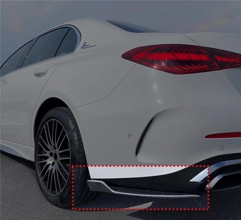 DEMULAX Gloss Black Rear Trunk Spoilers for C Class W206 - Image 2