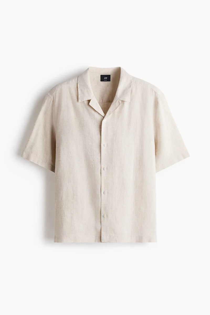 H&M Relaxed Fit Linen resort shirt