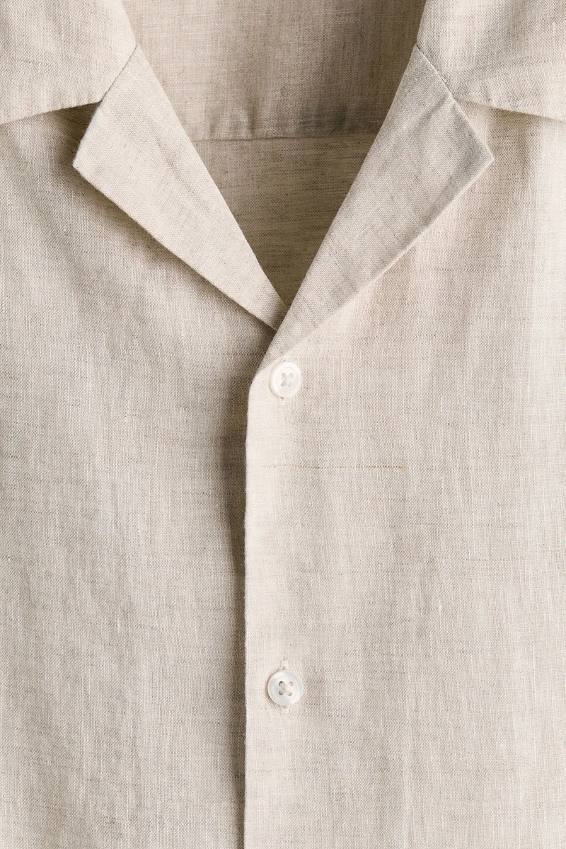 H&M Relaxed Fit Linen resort shirt