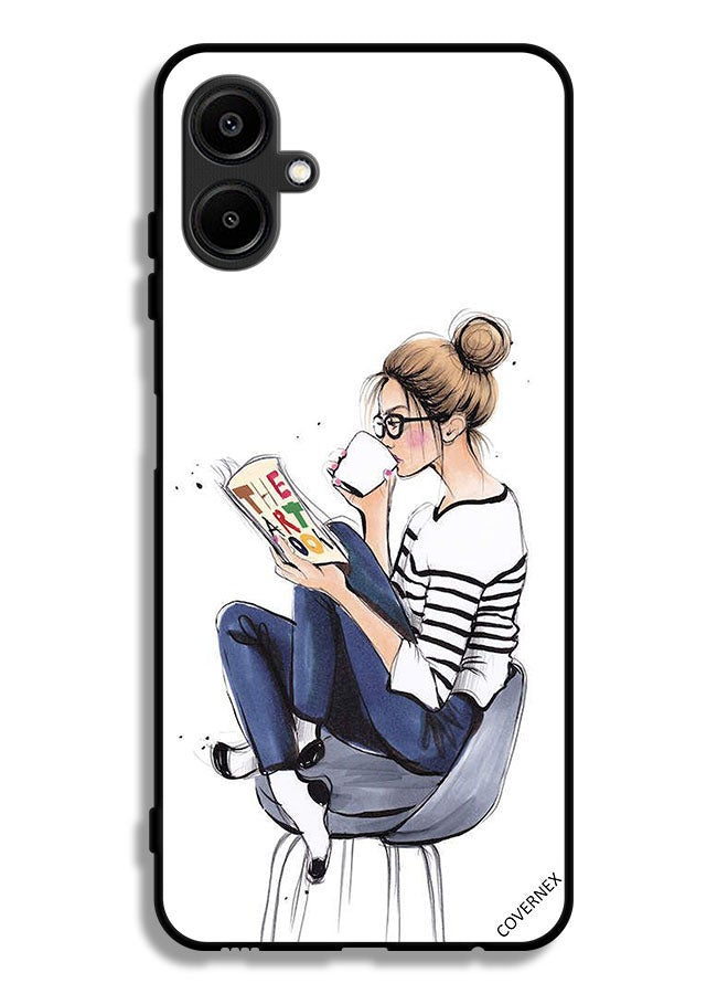 Covernex Samsung Galaxy F06 5G Protective Case Cover Reading The Art Book - Image 1