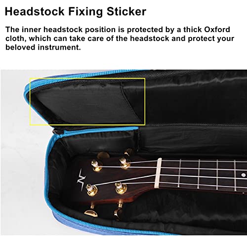 Miwayer Ukulele Case 15MM Heavy Sponge Padding Waterproof Dustproof Shockproof Ukulele Bag for Concert Soprano Tenor Ukulele - Image 5