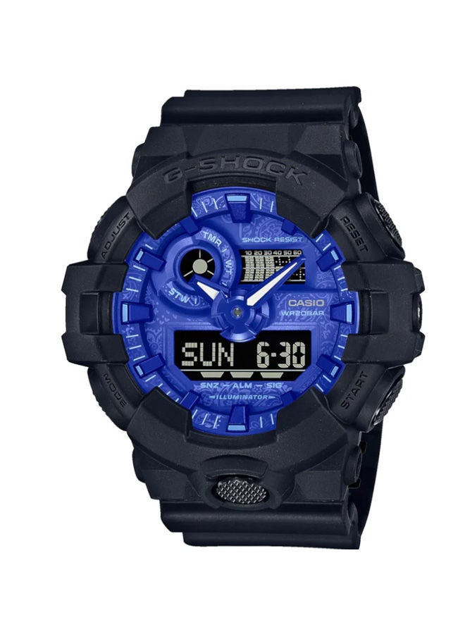 CASIO Resin Analog Watch GA-700BP-1ADR - Image 1