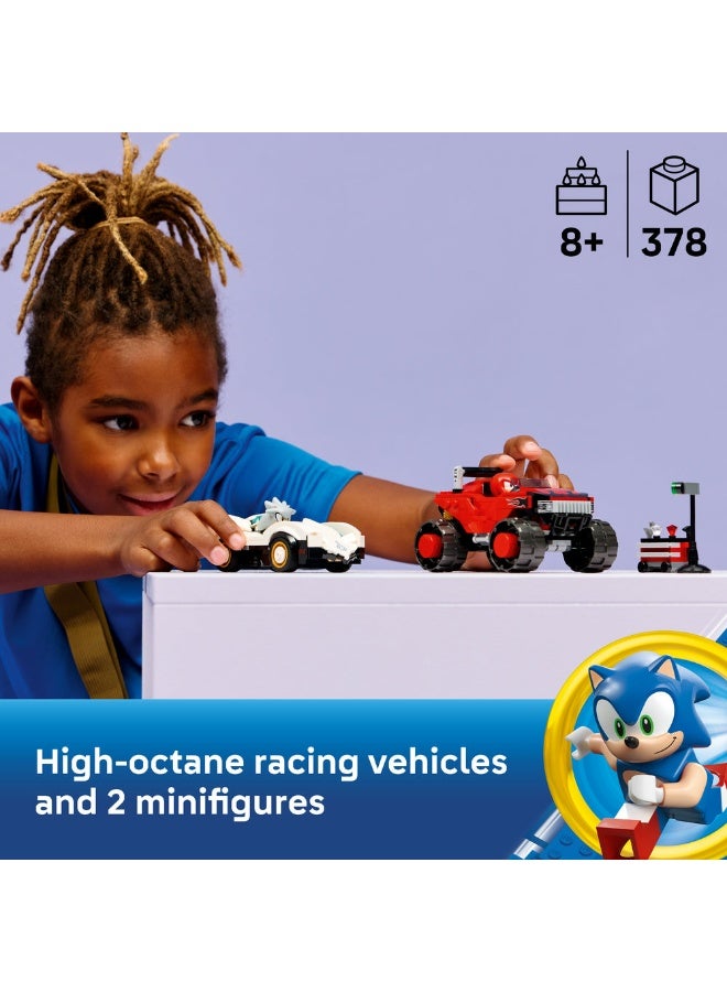 LEGO Sonic the Hedgehog Silver’s Car vs. Knuckles’ Monster Truck 77118 (Age 8+, 378 Pieces) - Image 3