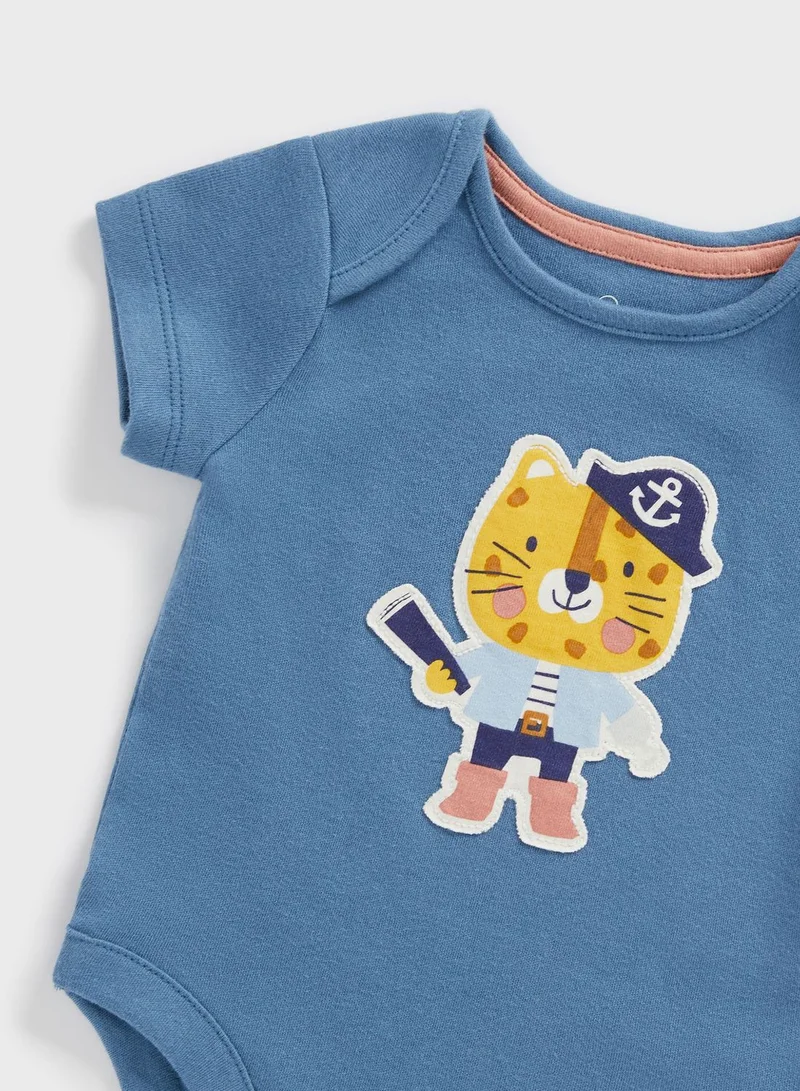 mothercare Kids 2 Pack Printed Bodysuits