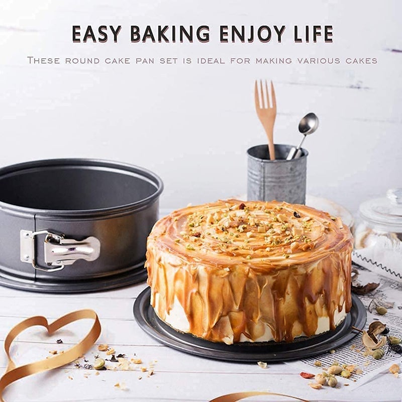 Dkriva Nonstick Leak Proof 3 in 1 Multiple Cake Mould Bakeware Accessories for Home Kitchen Tool - Image 2
