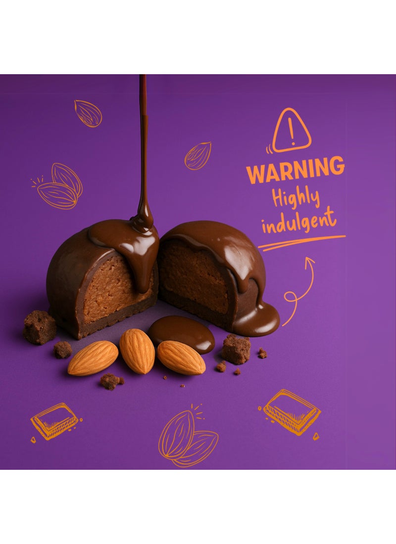 Plaay Almond Brownie Chocolate Truffles 60g (4pcs - 8g Protein) - Image 3