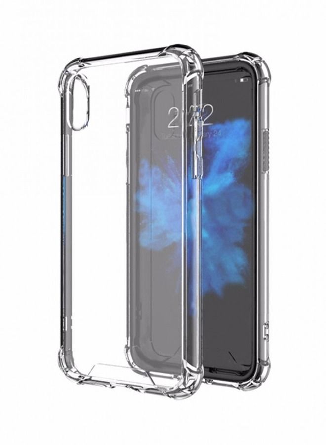 شيزي جراب King Kong Armor مع زوايا وسائد هوائية لهاتف Apple iPhone X شفاف - Image 1