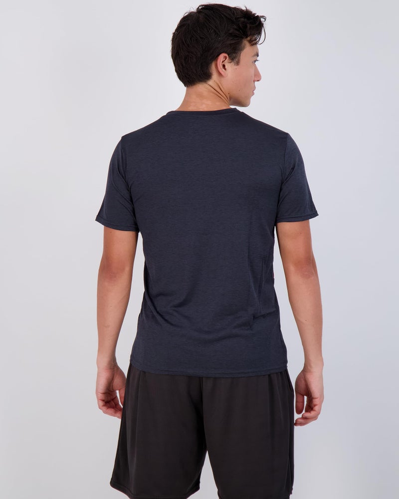 REALESSENTIALS Real Essentials 5 Pack: Menâ€™s Short Sleeve Dry Fit T-Shirts â€“ Moisture Wicking Athletic Workout Gym Fitness Casual Tees, Set 5, Large - Image 3