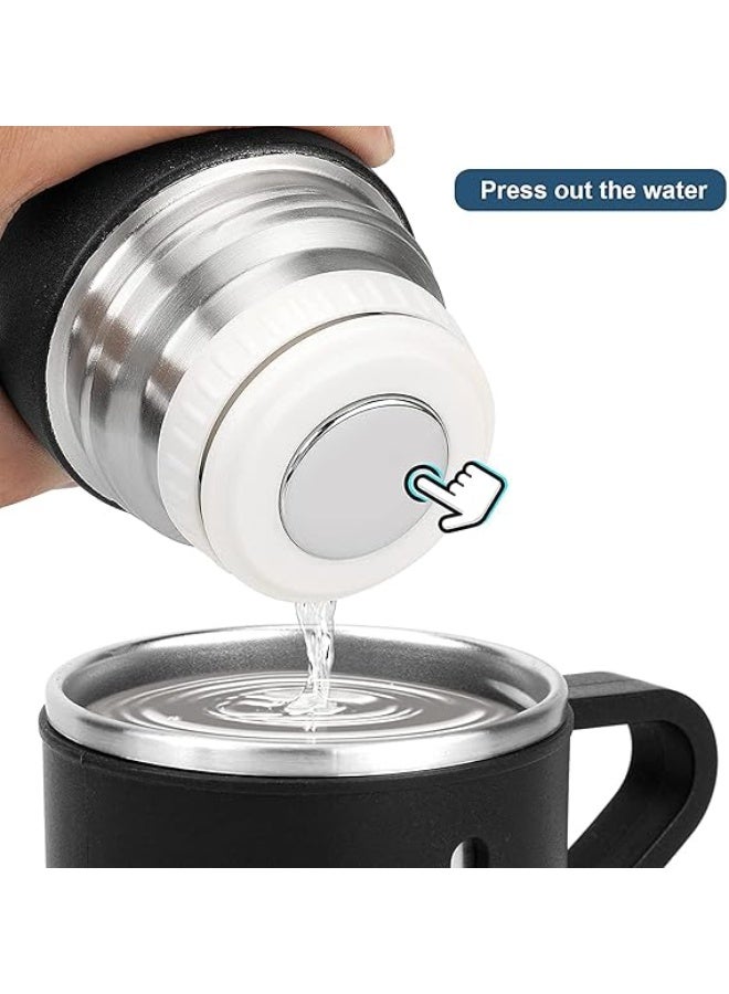 مج حراري استانلس ستيل سعه 500مل+3كوب متعدد الالوان - Image 4