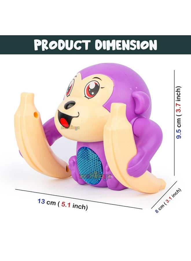 Dancing Monkey Musical Toy For Kids Baby Spinning Rolling Doll Tumble Toy With Voice Control Sensor Light And Music Rotating Arm Sound Toy - Made In India (Random Color Dispatch) - pzsku/ZAA3E445FC5CF63C6F1E8Z/45/_/1733730313/12e0ec83-65d2-45a4-8108-e8221d55578c