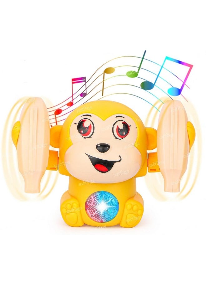 Dancing Monkey Musical Toy For Kids Baby Spinning Rolling Doll Tumble Toy With Voice Control Sensor Light And Music Rotating Arm Sound Toy - Made In India (Random Color Dispatch) - pzsku/ZAA3E445FC5CF63C6F1E8Z/45/_/1733730321/df83a740-2a41-4e07-9070-75b1be8cfa43