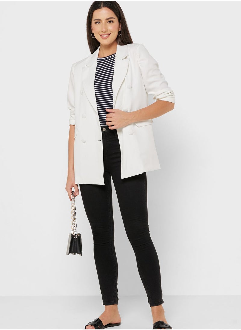 ELLA - Double Breasted Blazer - Image 1
