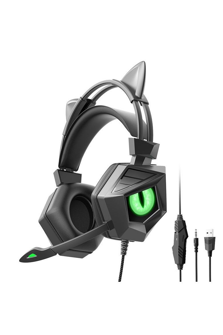 Bukela K8 RGB Gaming Headset 7.1 Surround Sound Noise Canceling Mic ,PC , PS4-3 , Mobile And Xbox - Image 1