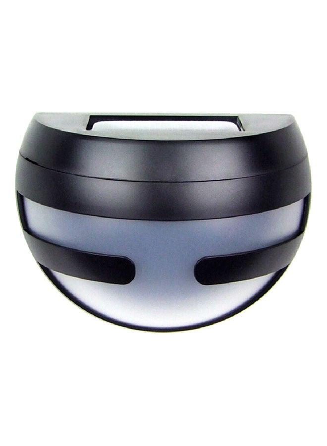 NIBEMINENT Solar Powered Fence Light White/Balck 12.5 x 9cm