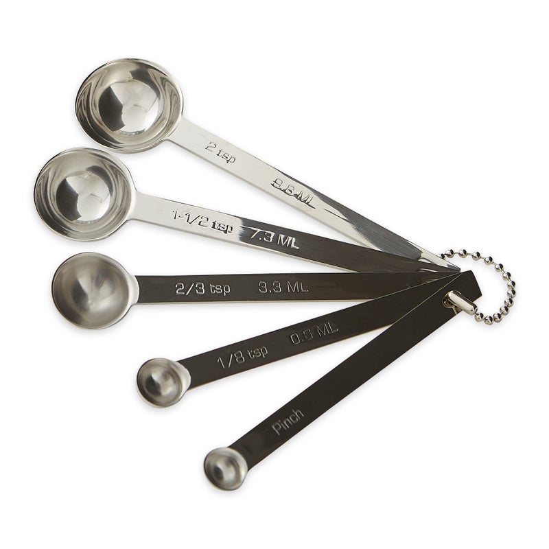 RSVP International Endurance Kitchen Collection Measuring Tools Dishwasher Safe Odd Sizes 5 Piece Stainless Steel