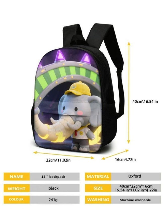 واضح من النار مساعد جيد للسفر اللطيف! مجموعة من ثلاث قطع من حقائب الرسوم المتحركة الحصرية للأطفال والمراهقين، خفيفة ومريحة (يمكن للطلاب والأطفال والأصدقاء استخدامها في النزهات ورياضات تسلق الجبال والذهاب إلى المدرسة وما إلى ذلك) - 60 - Image 5