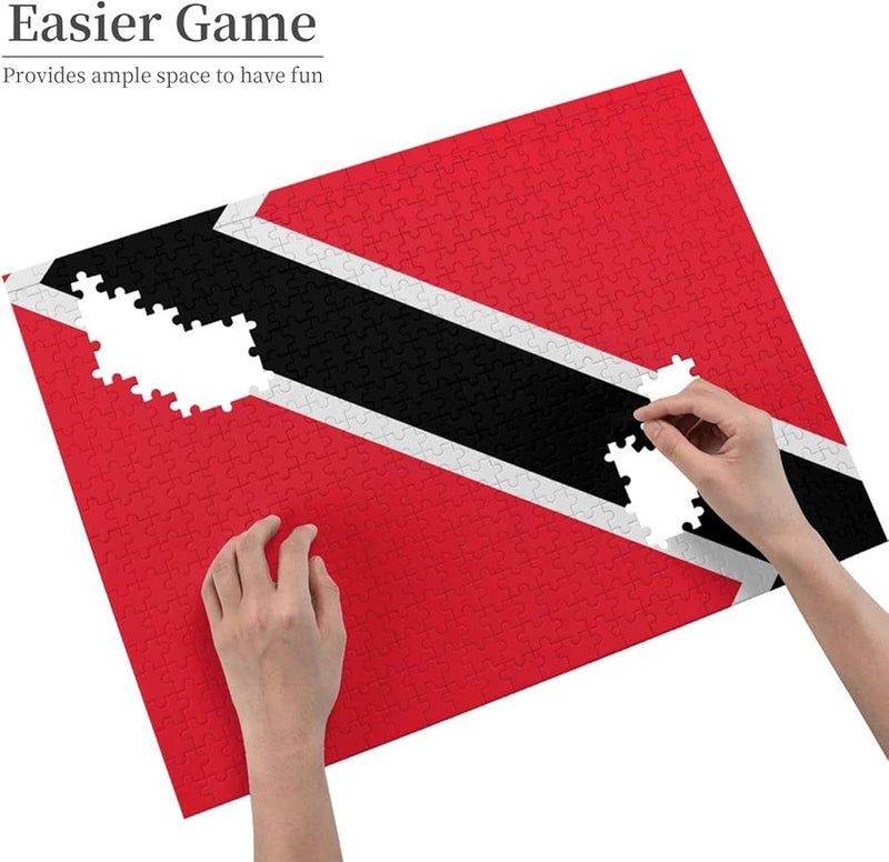 لغز علم ترينيداد وتوباغو 500 قطعة للكبار ديكور المنزل هدية 20.4 × 15 - Image 4