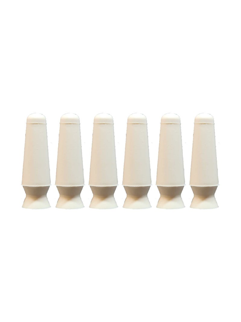 DMV Scleral Cup Lens Inserter Pack of 6 Ventless Contacts Inserter Tool for Scleral Lenses Hard Contact Lenses and Prosthetic Eyes Applies Contacts Safely Comfortably Hygienically