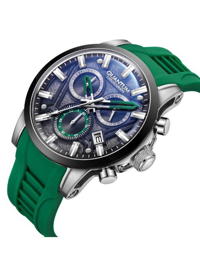 Quantum QUANTUM Men Chronograph Gun Dial Watch - PWG1126.355  - Image 5