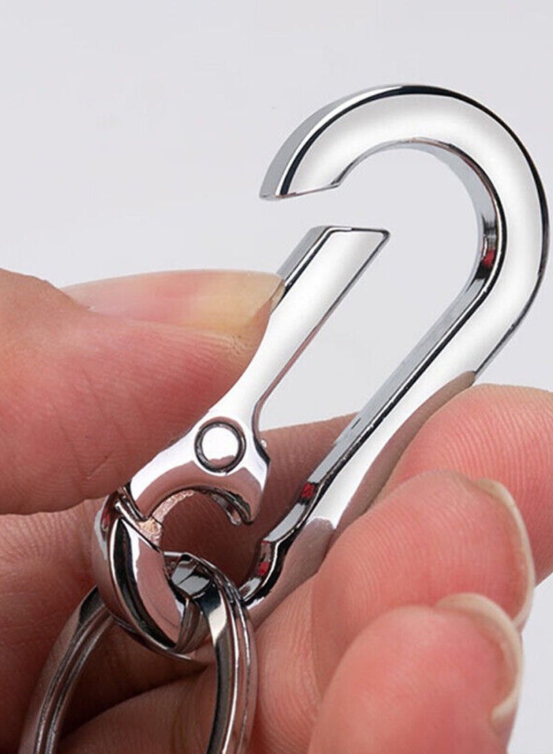 Mitsubishi Car Key Chain Super Finish Metal Ring PU Leather Strap Keychain Home Key Chain Car Keychain MITSUBISHI - 1Pcs  - Image 5