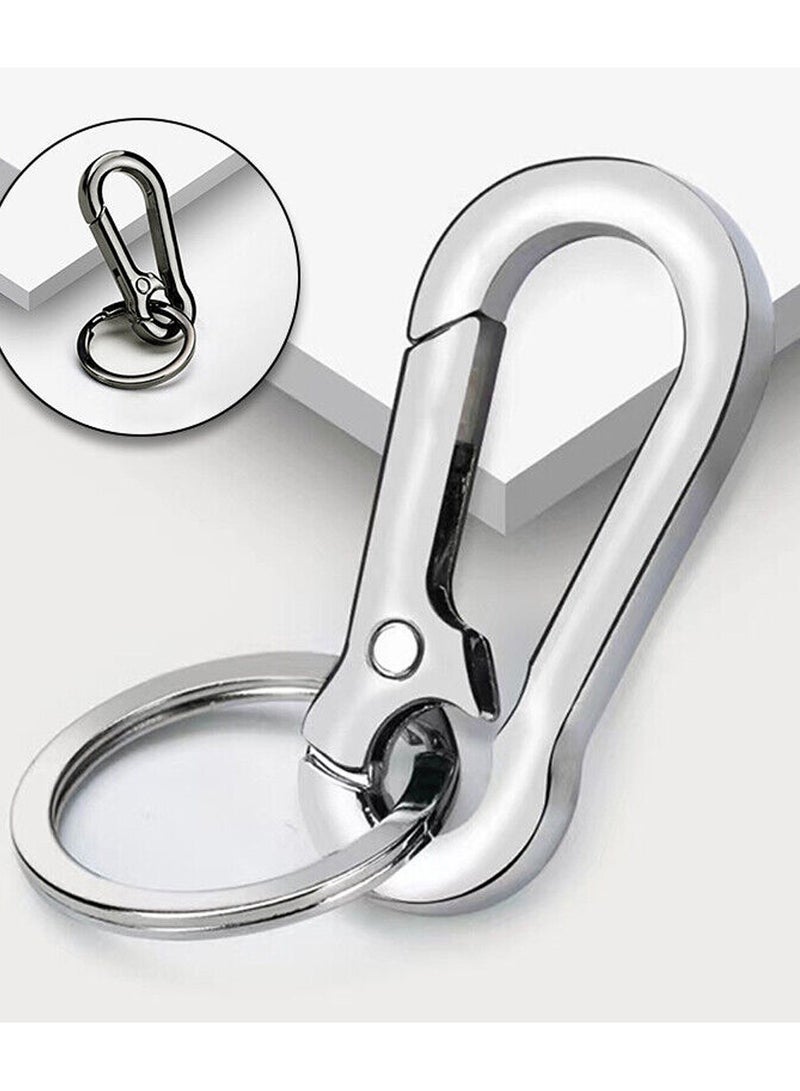 Mitsubishi Car Key Chain Super Finish Metal Ring PU Leather Strap Keychain Home Key Chain Car Keychain MITSUBISHI - 1Pcs  - Image 4