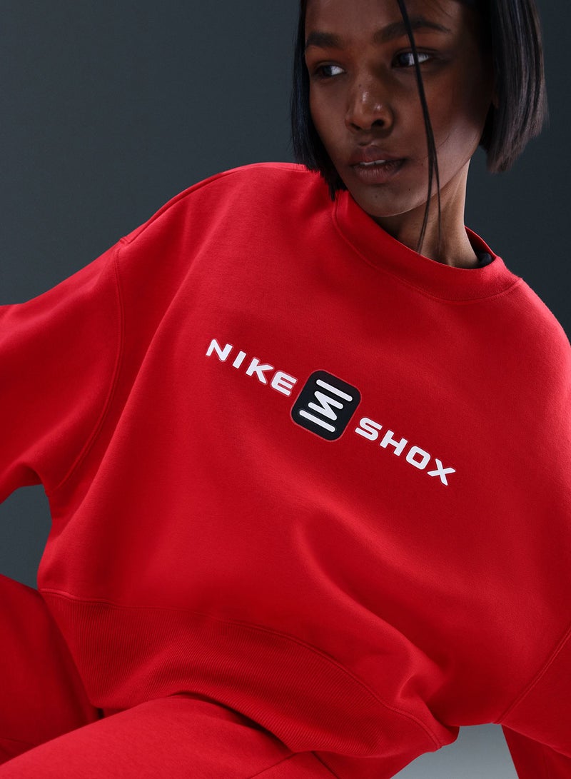 Nike Shox Phoenix Fleece Crewneck Sweatshirt - Image 5