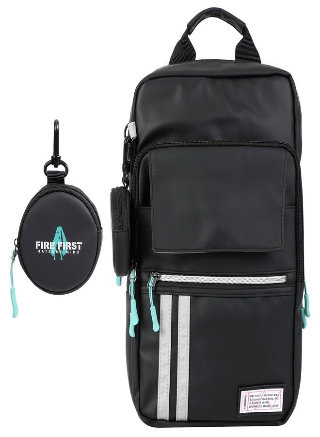 FIREFIRST X Hatsune Miku Collaboration Crossbody Bag,Miku Merch Suitable for Miku Cosplay Anime Shoulder Bag - Image 1