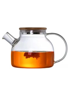 LOOPITYS 1000mlGlass Teapot with Infuser for Loose Tea and Blooming Tea, Heat Resistant Glass Teapot and Kettle for Stovetop, Perfect Tea Maker  - Image 1