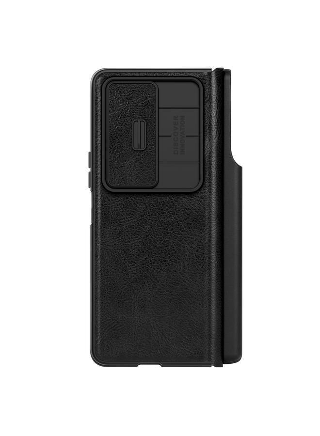 Nillkin Case For Samsung Galaxy Z Fold4 5G QIN Series Pro Sliding Camera Cover Design Leather Phone Case - Image 4