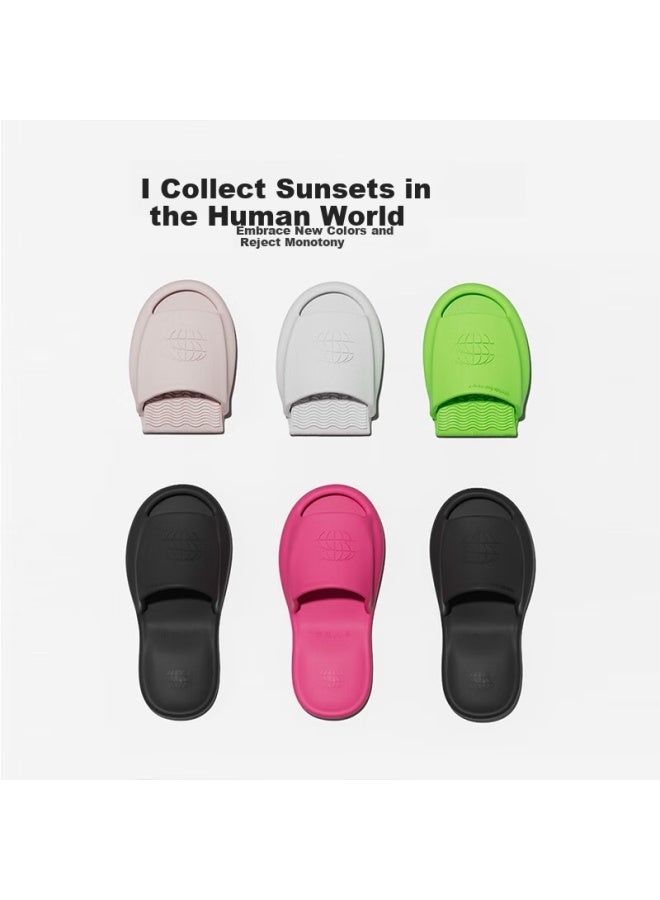 Chikoku Foldable Portable Travel Hotel Shower Slippers For Men And Women, Light Pink, Size S - Image 4