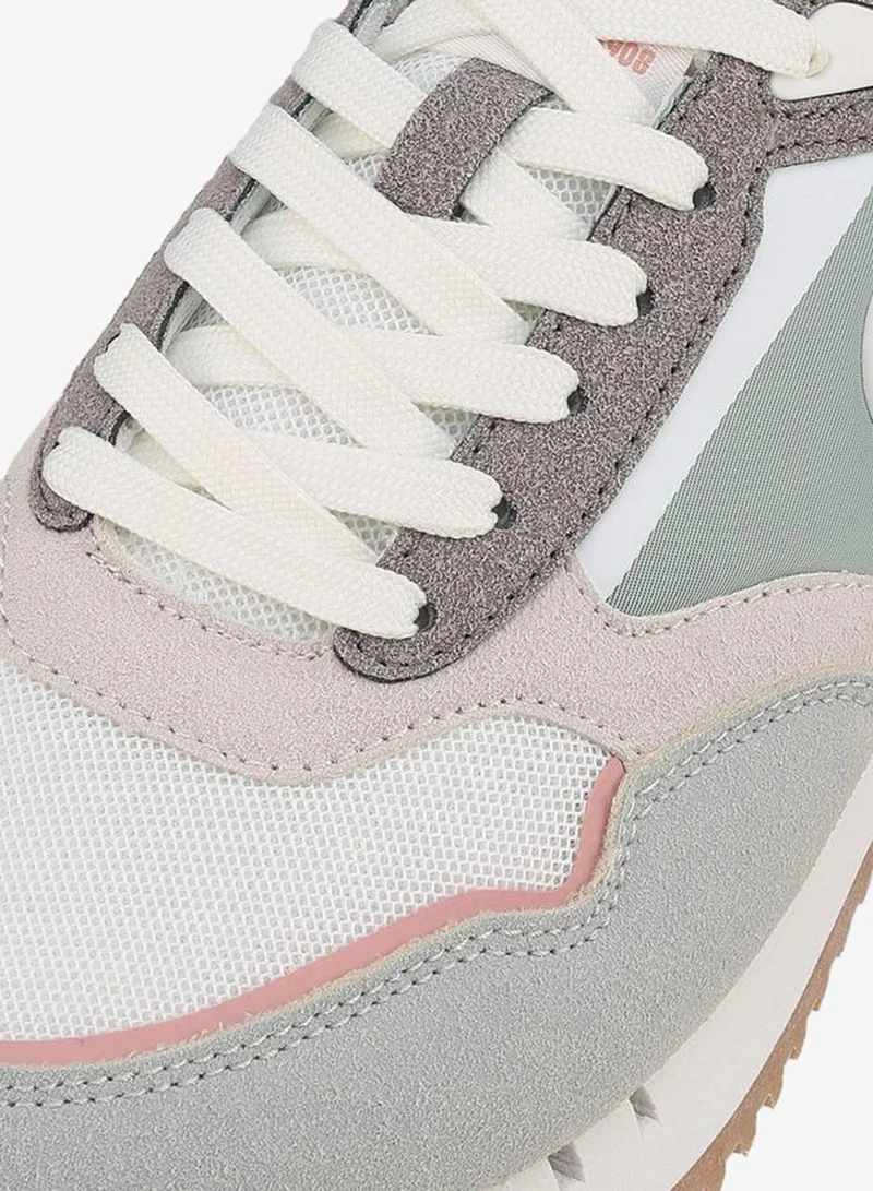 Lee Cooper GREEN Women Colourblock Lace-Up Ankle Sneakers for Women | Best Price UAE