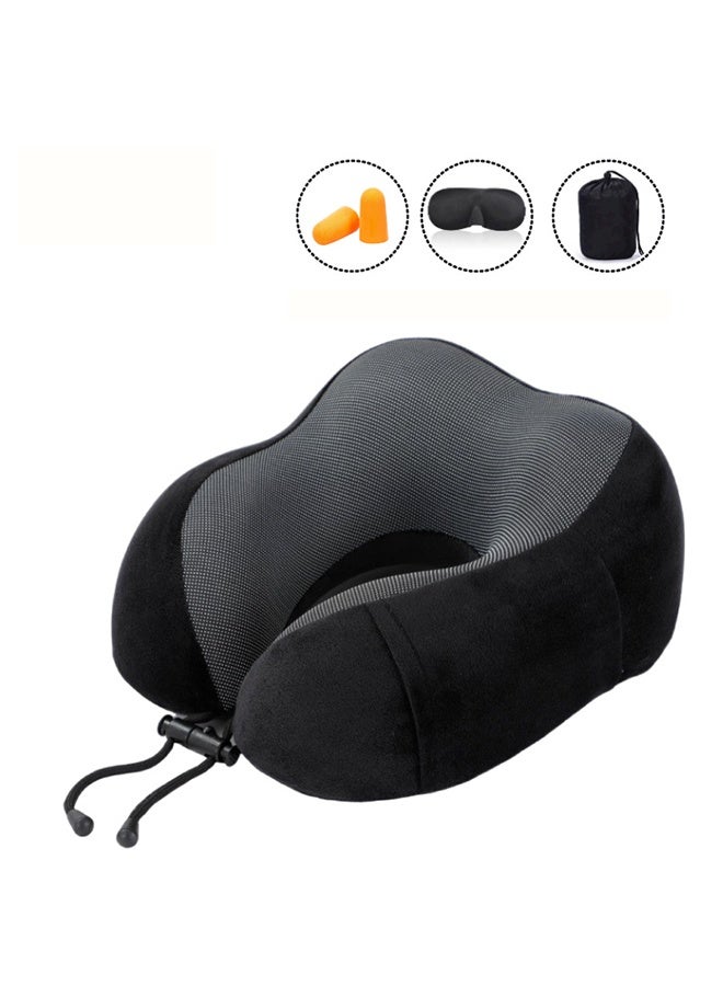 وسادة السفر وسادة فاخرة من الإسفنج الميموري فوم فاخرة لدعم الرقبة والرأس وسادة ناعمة للنوم لراحة النوم للطائرة والسيارة والمنزل أفضل هدية - Image 1